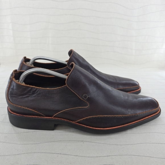 Toschi Other - Toschi Mens CarbonLite Loafers Brown Orange Soft Leather CIS Equipped Size 11.5